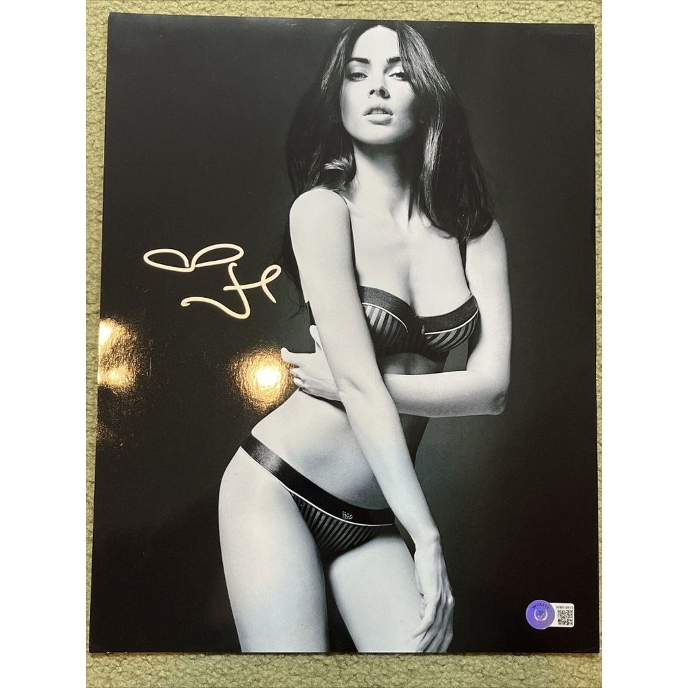 Sexy! AUTO Megan Fox Signed Autographed 11x14 Photo Beckett Coa In Beverly Hills